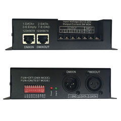 4-Channel 5A RGBW LED DMX512 Constant Voltage Decoder with DIP Switch for Stage Lights & LED Modules,Whymelighting – Pro LED Strips & Diffused Blocks, Factory Direct,4-Channel 5A RGBW LED DMX512 Constant Voltage Decoder with DIP Switch for Stage Lights & LED Modules