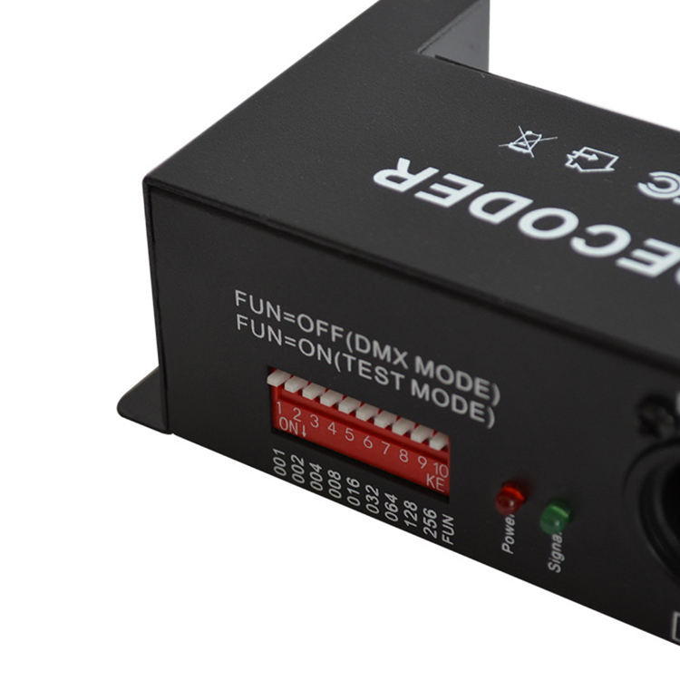 4-Channel 5A RGBW LED DMX512 Constant Voltage Decoder with DIP Switch for Stage Lights & LED Modules,Whymelighting – Pro LED Strips & Diffused Blocks, Factory Direct,4-Channel 5A RGBW LED DMX512 Constant Voltage Decoder with DIP Switch for Stage Lights & LED Modules