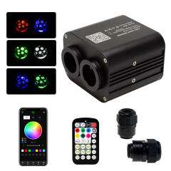 20W RGBW Fiber Optic Light Engine with RF Remote, Dual-Port Twinkle Star Ceiling Light Kit for Car & Home Decor,Whymelighting – Pro LED Strips & Diffused Blocks, Factory Direct,20W RGBW Fiber Optic Light Engine with RF Remote, Dual-Port Twinkle Star Ceiling Light Kit for Car & Home Decor