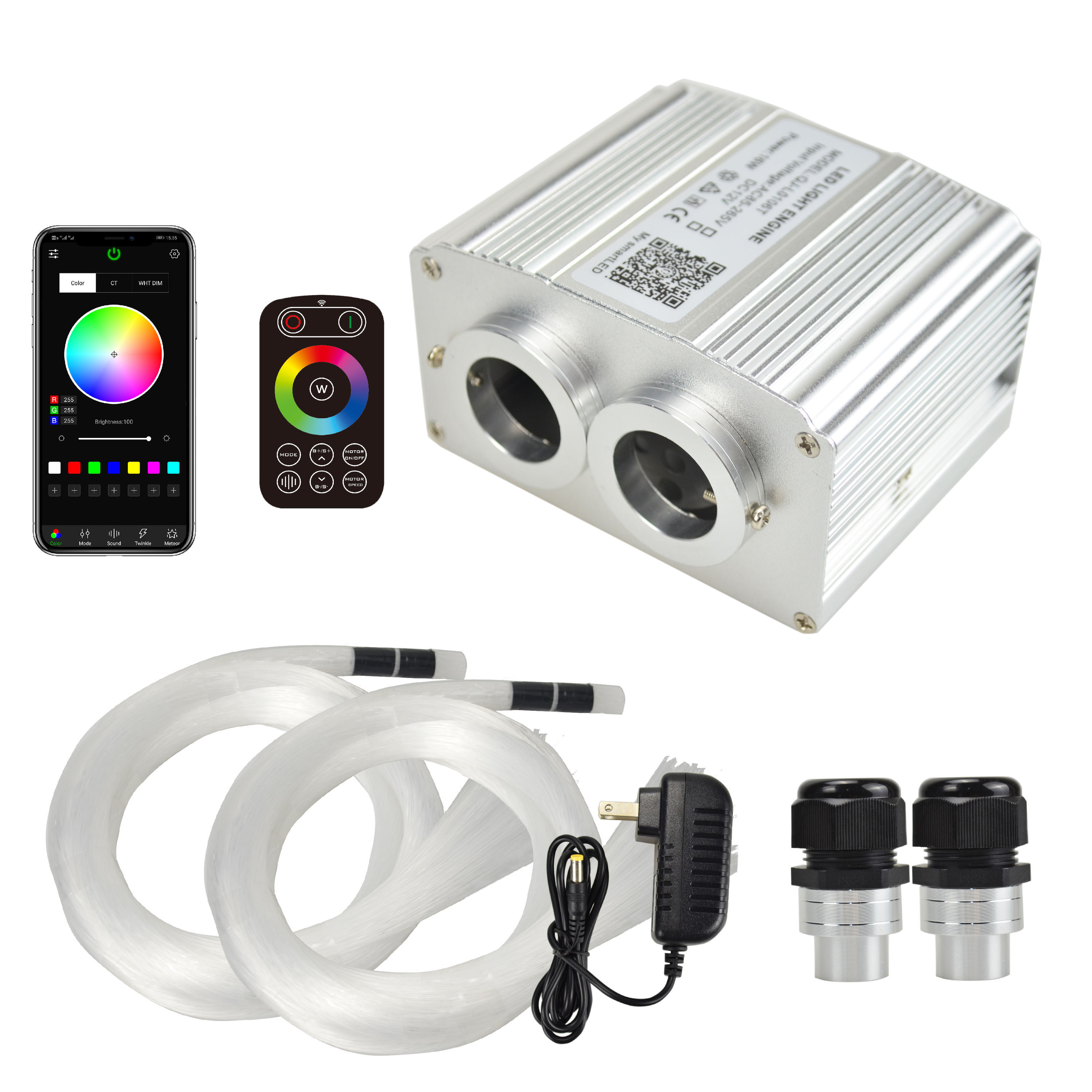 400pcs 0.75mm 16W 12V Twin Engine Car Roof Starlight Kit with Twinkle Effect & Touch Control, Fiber Optic LED Headliner Lighting,Whymelighting – Pro LED Strips & Diffused Blocks, Factory Direct,400pcs 0.75mm 16W 12V Twin Engine Car Roof Starlight Kit with Twinkle Effect & Touch Control, Fiber Optic LED Headliner Lighting