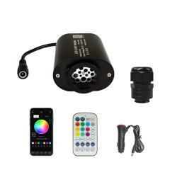 Mini 6W RGBW Twinkle Fiber Optic Starlight Ceiling Kit with APP & Remote Control, DIY Star Ceiling for Car & Home,Whymelighting – Pro LED Strips & Diffused Blocks, Factory Direct,Mini 6W RGBW Twinkle Fiber Optic Starlight Ceiling Kit with APP & Remote Control, DIY Star Ceiling for Car & Home