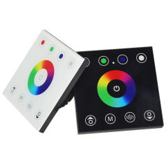 86-Type Wall Mount RGBW LED Controller Touch Panel Dimmer for LED Strip Lights, Glass Capacitive Touch Screen,Whymelighting – Pro LED Strips & Diffused Blocks, Factory Direct,86-Type Wall Mount RGBW LED Controller Touch Panel Dimmer for LED Strip Lights, Glass Capacitive Touch Screen