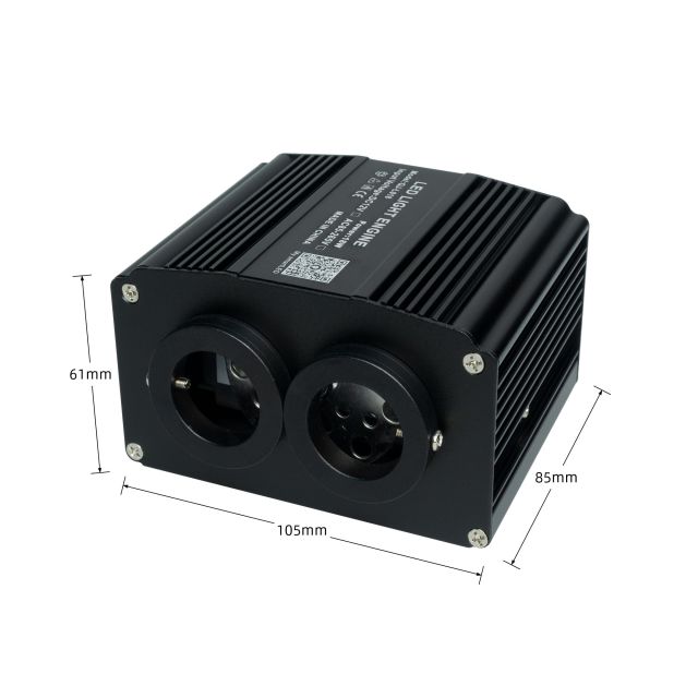 18W Dual-Port RGBW 2-in-1 Twinkle & Meteor Fiber Optic Starlight Kit with APP Control for Car & Home Decor,Whymelighting – Pro LED Strips & Diffused Blocks, Factory Direct,18W Dual-Port RGBW 2-in-1 Twinkle & Meteor Fiber Optic Starlight Kit with APP Control for Car & Home Decor