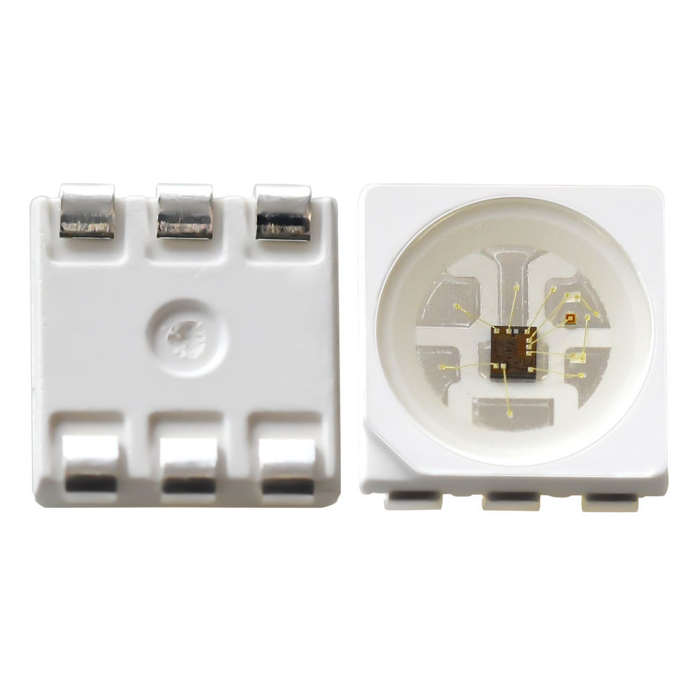Intelligent Built-in IC Digital RGB LED Chip SMD 5050 SK9822 APA102 LC8822 256-Gray-Level SPI Control Smart Addressable Light Source,Whymelighting – Pro LED Strips & Diffused Blocks, Factory Direct,Intelligent Built-in IC Digital RGB LED Chip SMD 5050 SK9822 APA102 LC8822 256-Gray-Level SPI Control Smart Addressable Light Source