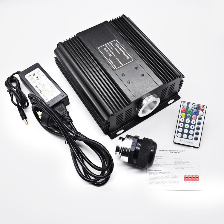 45W DMX512 RGB Fiber Optic Starlight Engine Controller for Indoor Ceiling Decor, Twinkle LED Light Source Machine,Whymelighting – Pro LED Strips & Diffused Blocks, Factory Direct,45W DMX512 RGB Fiber Optic Starlight Engine Controller for Indoor Ceiling Decor, Twinkle LED Light Source Machine