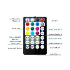 18W Dual-Port RGBW 2-in-1 Twinkle & Meteor Fiber Optic Starlight Kit with APP Control for Car & Home Decor,Whymelighting – Pro LED Strips & Diffused Blocks, Factory Direct,18W Dual-Port RGBW 2-in-1 Twinkle & Meteor Fiber Optic Starlight Kit with APP Control for Car & Home Decor