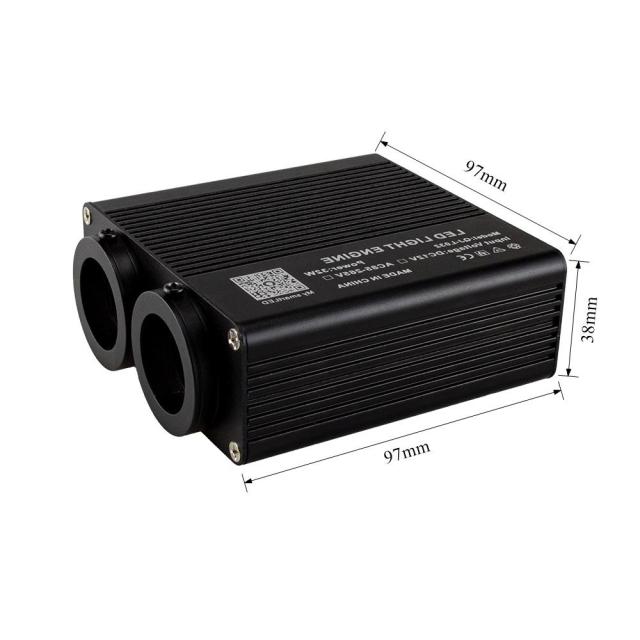 32W RGBW Dual-Head Fiber Optic Starlight Ceiling Engine with Smart App Control,Whymelighting – Pro LED Strips & Diffused Blocks, Factory Direct,32W RGBW Dual-Head Fiber Optic Starlight Ceiling Engine with Smart App Control