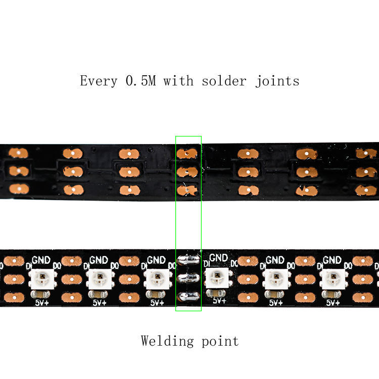 7mm Wide SK6812 RGB LED Strip 144LEDs/m 2427 SMD Black PCB Addressable Programmable Light Tape,Whymelighting – Pro LED Strips & Diffused Blocks, Factory Direct,7mm Wide SK6812 RGB LED Strip 144LEDs/m 2427 SMD Black PCB Addressable Programmable Light Tape