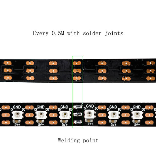 7mm Wide SK6812 RGB LED Strip 144LEDs/m 2427 SMD Black PCB Addressable Programmable Light Tape,Whymelighting – Pro LED Strips & Diffused Blocks, Factory Direct,7mm Wide SK6812 RGB LED Strip 144LEDs/m 2427 SMD Black PCB Addressable Programmable Light Tape