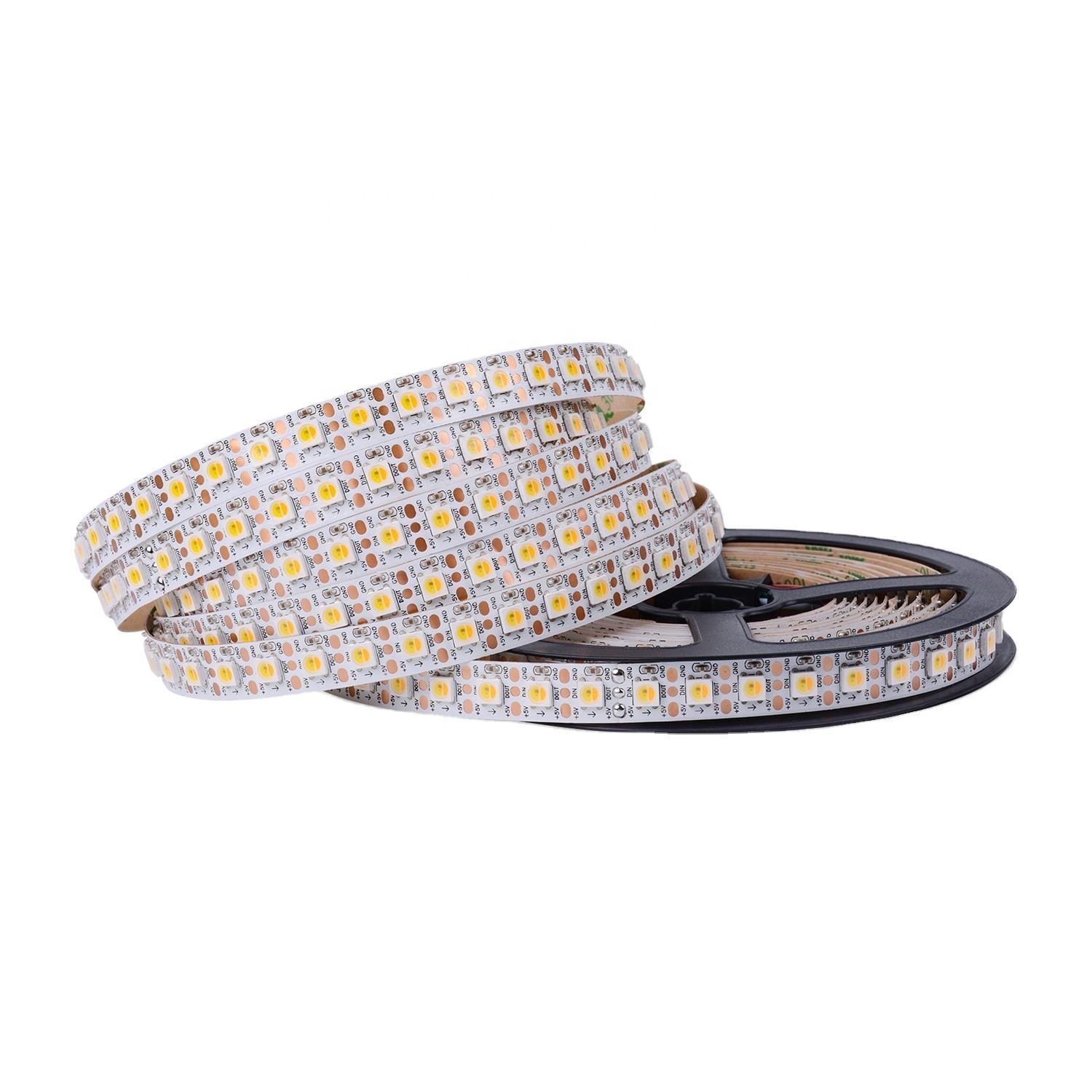 5V WS2812B WWA 144 LED/m 12mm Wide Addressable Warm White & Amber LED Strip Light, Individually Programmable Flexible FPCB Tape for Ambient & Architectural Lighting,Whymelighting – Pro LED Strips & Diffused Blocks, Factory Direct,5V WS2812B WWA 144 LED/m 12mm Wide Addressable Warm White & Amber LED Strip Light, Individually Programmable Flexible FPCB Tape for Ambient & Architectural Lighting