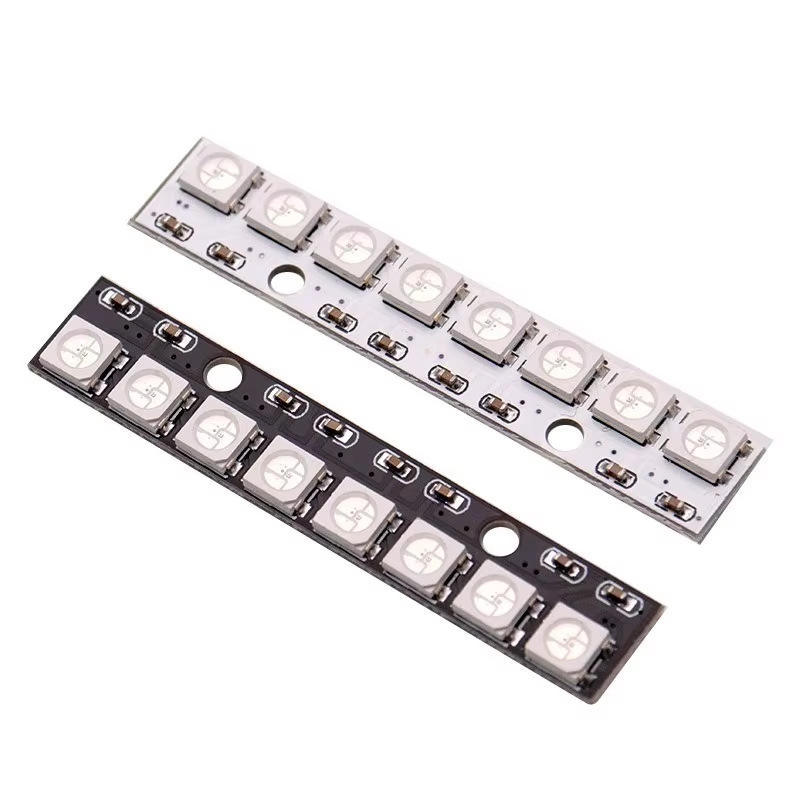 8-Bit WS2812B 5050 RGB Full Color LED Module - Addressable Digital Pixel Light with Built-in Driver,Whymelighting – Pro LED Strips & Diffused Blocks, Factory Direct,8-Bit WS2812B 5050 RGB Full Color LED Module - Addressable Digital Pixel Light with Built-in Driver