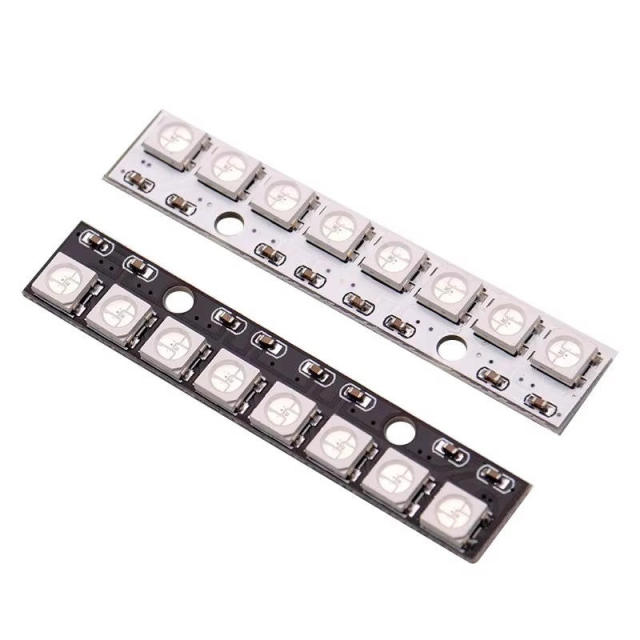 8-Bit WS2812B 5050 RGB Full Color LED Module - Addressable Digital Pixel Light with Built-in Driver,Whymelighting – Pro LED Strips & Diffused Blocks, Factory Direct,8-Bit WS2812B 5050 RGB Full Color LED Module - Addressable Digital Pixel Light with Built-in Driver