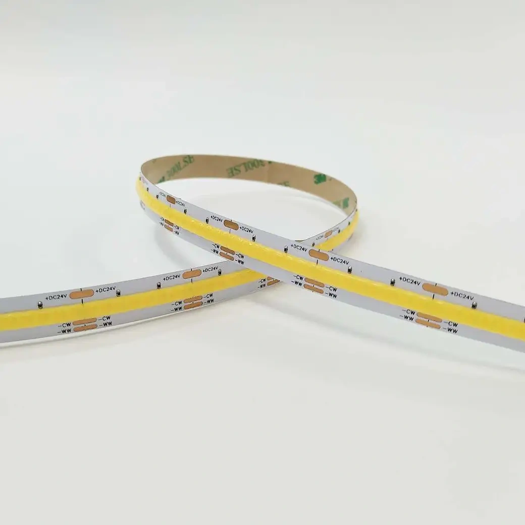 24V COB LED Strip Light CCT Tunable White 640 LEDs/M 22W/M 2200LM/M High CRI90 Flexible Tape Light for Cabinet Ceiling Decor,Whymelighting – Pro LED Strips & Diffused Blocks, Factory Direct,24V COB LED Strip Light CCT Tunable White 640 LEDs/M 22W/M 2200LM/M High CRI90 Flexible Tape Light for Cabinet Ceiling Decor