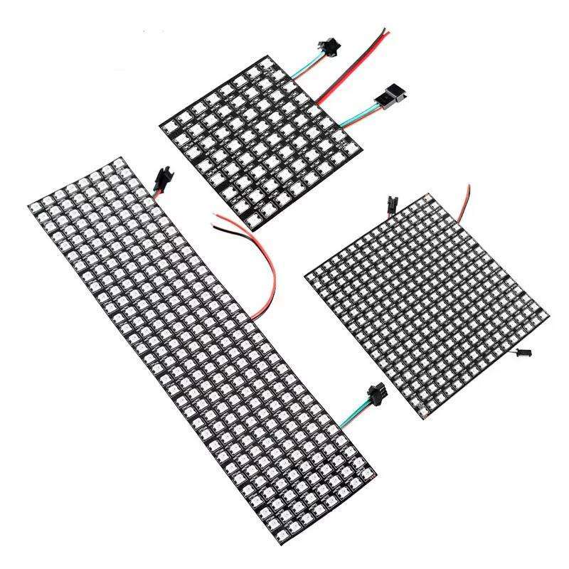 WS2812B Individually Addressable RGB LED Matrix Panel - 16x16 (256 Pixels) / 8x32 / 8x8 - Flexible FPCB - DC5V Programmable Light Module for Arduino, Raspberry Pi & ESP32,Whymelighting – Pro LED Strips & Diffused Blocks, Factory Direct,WS2812B Individually Addressable RGB LED Matrix Panel - 16x16 (256 Pixels) / 8x32 / 8x8 - Flexible FPCB - DC5V Programmable Light Module for Arduino, Raspberry Pi & ESP32