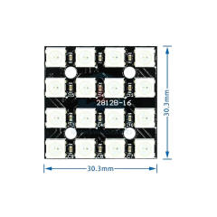 WS2812B 4x4 RGB LED Matrix Panel, 16-Bit Full Color Addressable Programmable Light Board for Arduino/Raspberry Pi,Whymelighting – Pro LED Strips & Diffused Blocks, Factory Direct,WS2812B 4x4 RGB LED Matrix Panel, 16-Bit Full Color Addressable Programmable Light Board for Arduino/Raspberry Pi