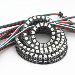 WS2812B Addressable RGB LED Ring Light 5V Programmable 5050 SMD IC Built-in Full Color Circular Lamp Panel for Arduino Raspberry Pi DIY (8/16/24/35/45 LEDs),Whymelighting – Pro LED Strips & Diffused Blocks, Factory Direct,WS2812B Addressable RGB LED Ring Light 5V Programmable 5050 SMD IC Built-in Full Color Circular Lamp Panel for Arduino Raspberry Pi DIY (8/16/24/35/45 LEDs)