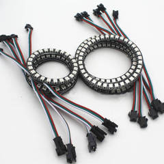 WS2812B Addressable RGB LED Ring Light 5V Programmable 5050 SMD IC Built-in Full Color Circular Lamp Panel for Arduino Raspberry Pi DIY (8/16/24/35/45 LEDs),Whymelighting – Pro LED Strips & Diffused Blocks, Factory Direct,WS2812B Addressable RGB LED Ring Light 5V Programmable 5050 SMD IC Built-in Full Color Circular Lamp Panel for Arduino Raspberry Pi DIY (8/16/24/35/45 LEDs)
