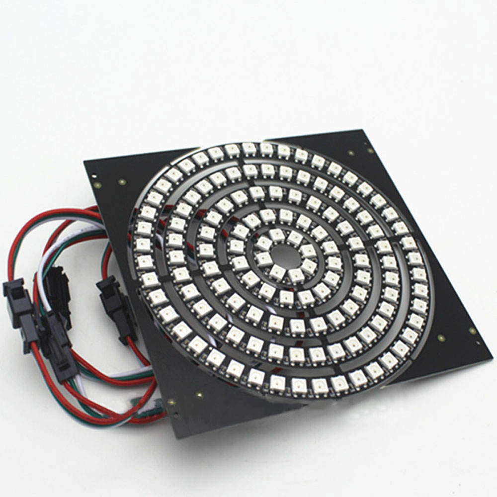 WS2812B Addressable RGB LED Ring Light 5V Programmable 5050 SMD IC Built-in Full Color Circular Lamp Panel for Arduino Raspberry Pi DIY (8/16/24/35/45 LEDs),Whymelighting – Pro LED Strips & Diffused Blocks, Factory Direct,WS2812B Addressable RGB LED Ring Light 5V Programmable 5050 SMD IC Built-in Full Color Circular Lamp Panel for Arduino Raspberry Pi DIY (8/16/24/35/45 LEDs)