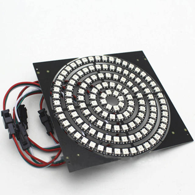 WS2812B Addressable RGB LED Ring Light 5V Programmable 5050 SMD IC Built-in Full Color Circular Lamp Panel for Arduino Raspberry Pi DIY (8/16/24/35/45 LEDs),Whymelighting – Pro LED Strips & Diffused Blocks, Factory Direct,WS2812B Addressable RGB LED Ring Light 5V Programmable 5050 SMD IC Built-in Full Color Circular Lamp Panel for Arduino Raspberry Pi DIY (8/16/24/35/45 LEDs)