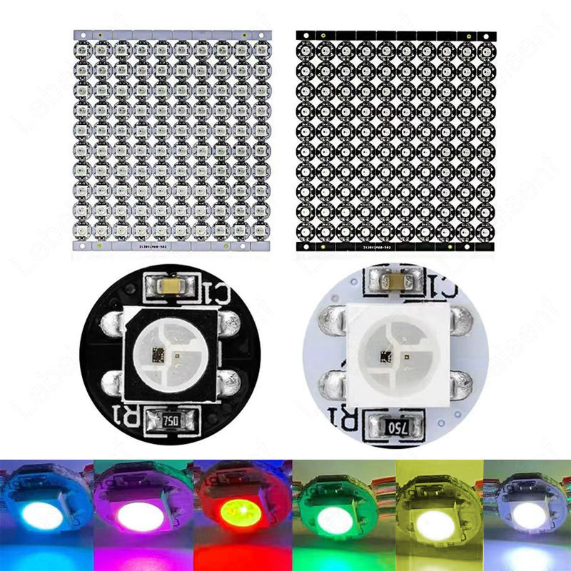 5050 RGB LED Pixel Module with Built-in WS2812B IC, Addressable 5V SMD Round PCB Light Board for Arduino Raspberry Pi DIY Lighting,Whymelighting – Pro LED Strips & Diffused Blocks, Factory Direct,5050 RGB LED Pixel Module with Built-in WS2812B IC, Addressable 5V SMD Round PCB Light Board for Arduino Raspberry Pi DIY Lighting