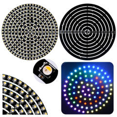 WS2812B SK6812 Addressable LED Ring Module, RGB RGBW RGBWW 2700K-6500K Adjustable CCT, 1/8/12/16/24/32/40/48/60/93/241 LEDs, DC5V SMD5050 Built-in IC Circular Pixel Light, DIY Arduino ESP32 WLED Smart Home Decor,Whymelighting – Pro LED Strips & Diffused Blocks, Factory Direct,WS2812B SK6812 Addressable LED Ring Module, RGB RGBW RGBWW 2700K-6500K Adjustable CCT, 1/8/12/16/24/32/40/48/60/93/241 LEDs, DC5V SMD5050 Built-in IC Circular Pixel Light, DIY Arduino ESP32 WLED Smart Home Decor