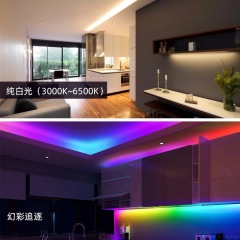 WS2805 24V RGBCW 5-in-1 Addressable LED Strip Light – Dual-Signal Breakpoint Resume, RGB + CCT Tunable White, 5-Channel SPI Pixel Tape with Bad Pixel Bypass,Whymelighting – Pro LED Strips & Diffused Blocks, Factory Direct,WS2805 24V RGBCW 5-in-1 Addressable LED Strip Light – Dual-Signal Breakpoint Resume, RGB + CCT Tunable White, 5-Channel SPI Pixel Tape with Bad Pixel Bypass