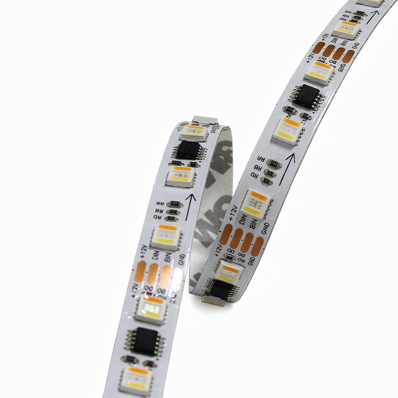 12V WS2805 RGBCW 60LEDs/m Addressable LED Strip – 5-in-1 Full Color Pixel Tape with White PCB, Bare Board for DIY & Commercial Lighting,Whymelighting – Pro LED Strips & Diffused Blocks, Factory Direct,12V WS2805 RGBCW 60LEDs/m Addressable LED Strip – 5-in-1 Full Color Pixel Tape with White PCB, Bare Board for DIY & Commercial Lighting