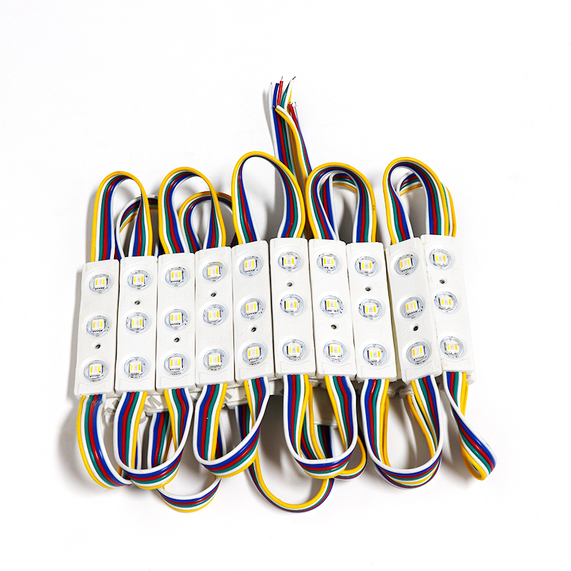 DC12V RGBCW 3-LED Module | 5-Wire RGB + White | IP65 Waterproof | 3M Adhesive | For Signage & Light Boxes,Whymelighting – Pro LED Strips & Diffused Blocks, Factory Direct,DC12V RGBCW 3-LED Module | 5-Wire RGB + White | IP65 Waterproof | 3M Adhesive | For Signage & Light Boxes