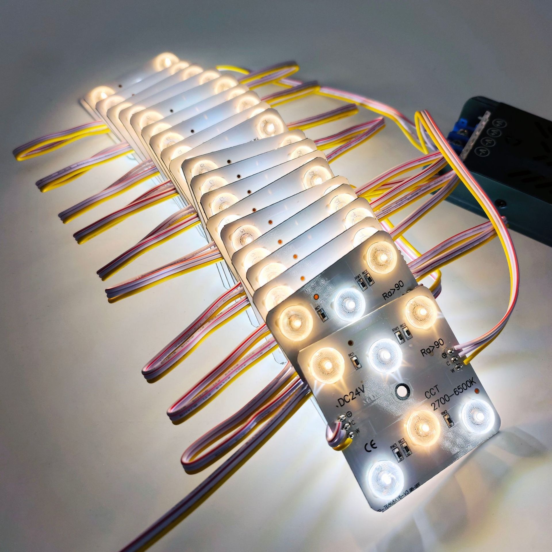 24V High CRI Dual White LED Block Module – Diffuse Reflection Dimmable CCT Light Source for Soft Film Ceiling & Advertising Light Box,Whymelighting – Pro LED Strips & Diffused Blocks, Factory Direct,24V High CRI Dual White LED Block Module – Diffuse Reflection Dimmable CCT Light Source for Soft Film Ceiling & Advertising Light Box