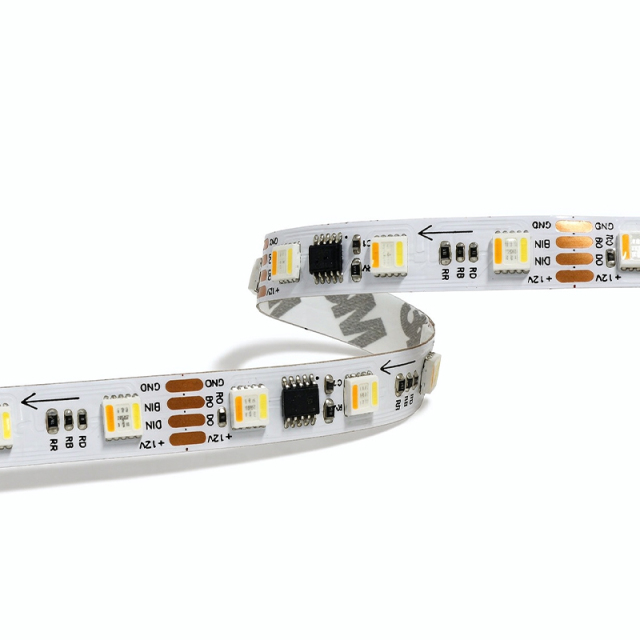 12V WS2805 RGBCW 60LEDs/m Addressable LED Strip – 5-in-1 Full Color Pixel Tape with White PCB, Bare Board for DIY & Commercial Lighting,Whymelighting – Pro LED Strips & Diffused Blocks, Factory Direct,12V WS2805 RGBCW 60LEDs/m Addressable LED Strip – 5-in-1 Full Color Pixel Tape with White PCB, Bare Board for DIY & Commercial Lighting