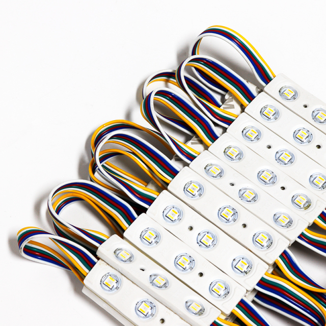 DC12V RGBCW 3-LED Module | 5-Wire RGB + White | IP65 Waterproof | 3M Adhesive | For Signage & Light Boxes,Whymelighting – Pro LED Strips & Diffused Blocks, Factory Direct,DC12V RGBCW 3-LED Module | 5-Wire RGB + White | IP65 Waterproof | 3M Adhesive | For Signage & Light Boxes