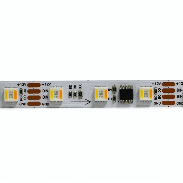12V WS2805 RGBCW 60LEDs/m Addressable LED Strip – 5-in-1 Full Color Pixel Tape with White PCB, Bare Board for DIY & Commercial Lighting,Whymelighting – Pro LED Strips & Diffused Blocks, Factory Direct,12V WS2805 RGBCW 60LEDs/m Addressable LED Strip – 5-in-1 Full Color Pixel Tape with White PCB, Bare Board for DIY & Commercial Lighting