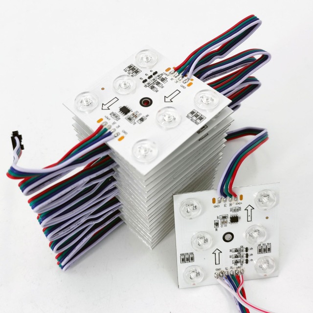 24V MT16703 6-LED Addressable RGB Pixel Block Light – High Brightness Diffuse Module for Soft Film Light Box, Stretch Ceiling & Smart Full Color Blockchain Lighting,Whymelighting – Pro LED Strips & Diffused Blocks, Factory Direct,24V MT16703 6-LED Addressable RGB Pixel Block Light – High Brightness Diffuse Module for Soft Film Light Box, Stretch Ceiling & Smart Full Color Blockchain Lighting