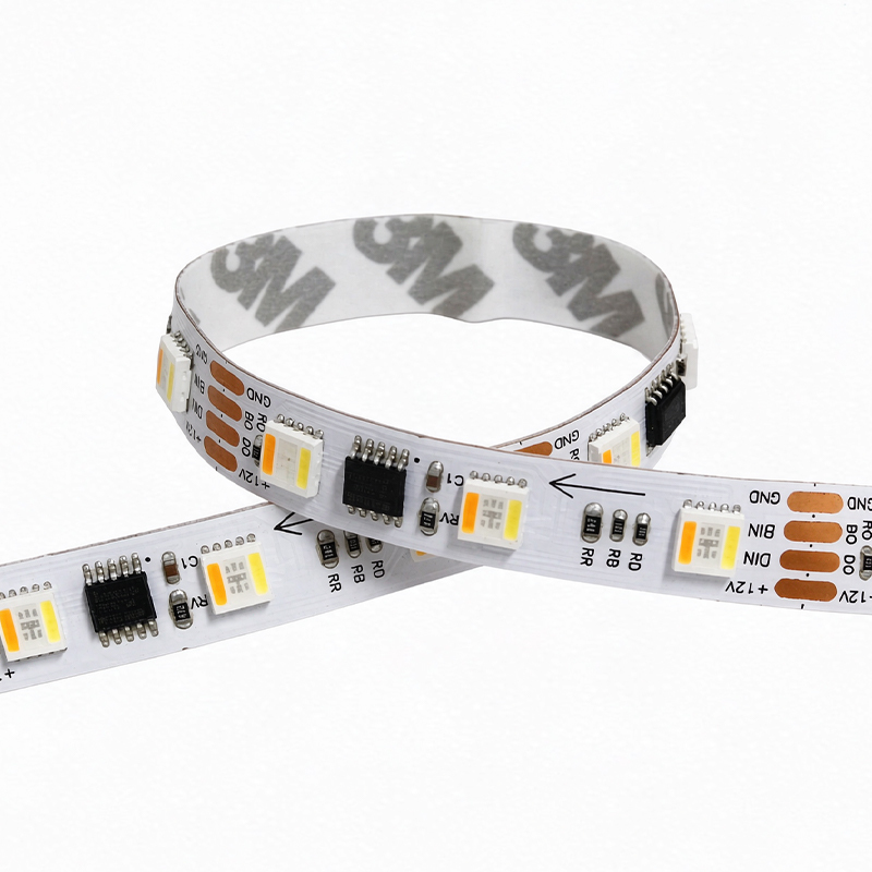 12V WS2805 RGBCW 60LEDs/m Addressable LED Strip – 5-in-1 Full Color Pixel Tape with White PCB, Bare Board for DIY & Commercial Lighting,Whymelighting – Pro LED Strips & Diffused Blocks, Factory Direct,12V WS2805 RGBCW 60LEDs/m Addressable LED Strip – 5-in-1 Full Color Pixel Tape with White PCB, Bare Board for DIY & Commercial Lighting