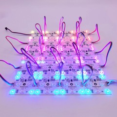 24V TM1834 8-LED RGBW Pixel Block Light – 4 RGB + 4 White Tunable CCT Addressable Module for Soft Film Ceiling, Stone Backlight & Bar Decor,Whymelighting – Pro LED Strips & Diffused Blocks, Factory Direct,24V TM1834 8-LED RGBW Pixel Block Light – 4 RGB + 4 White Tunable CCT Addressable Module for Soft Film Ceiling, Stone Backlight & Bar Decor