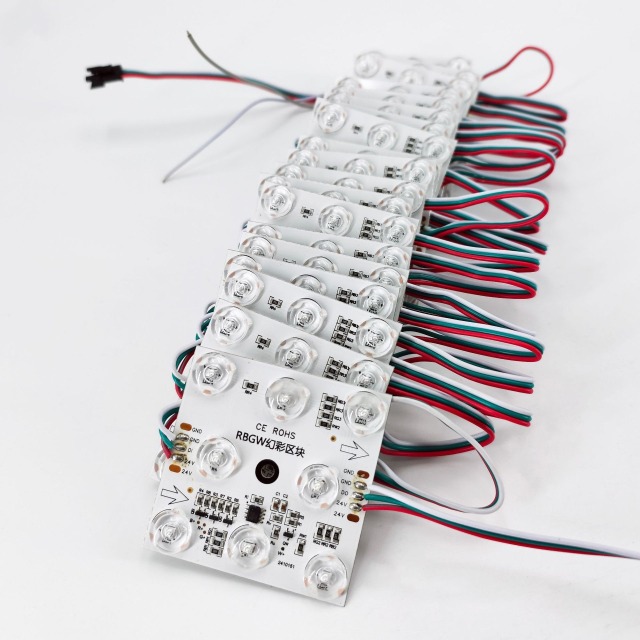 24V TM1834 8-LED RGBW Pixel Block Light – 4 RGB + 4 White Tunable CCT Addressable Module for Soft Film Ceiling, Stone Backlight & Bar Decor,Whymelighting – Pro LED Strips & Diffused Blocks, Factory Direct,24V TM1834 8-LED RGBW Pixel Block Light – 4 RGB + 4 White Tunable CCT Addressable Module for Soft Film Ceiling, Stone Backlight & Bar Decor