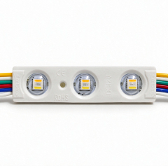 DC12V RGBCW 3-LED Module | 5-Wire RGB + White | IP65 Waterproof | 3M Adhesive | For Signage & Light Boxes,Whymelighting – Pro LED Strips & Diffused Blocks, Factory Direct,DC12V RGBCW 3-LED Module | 5-Wire RGB + White | IP65 Waterproof | 3M Adhesive | For Signage & Light Boxes