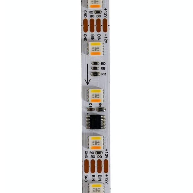 12V WS2805 RGBCW 60LEDs/m Addressable LED Strip – 5-in-1 Full Color Pixel Tape with White PCB, Bare Board for DIY & Commercial Lighting,Whymelighting – Pro LED Strips & Diffused Blocks, Factory Direct,12V WS2805 RGBCW 60LEDs/m Addressable LED Strip – 5-in-1 Full Color Pixel Tape with White PCB, Bare Board for DIY & Commercial Lighting