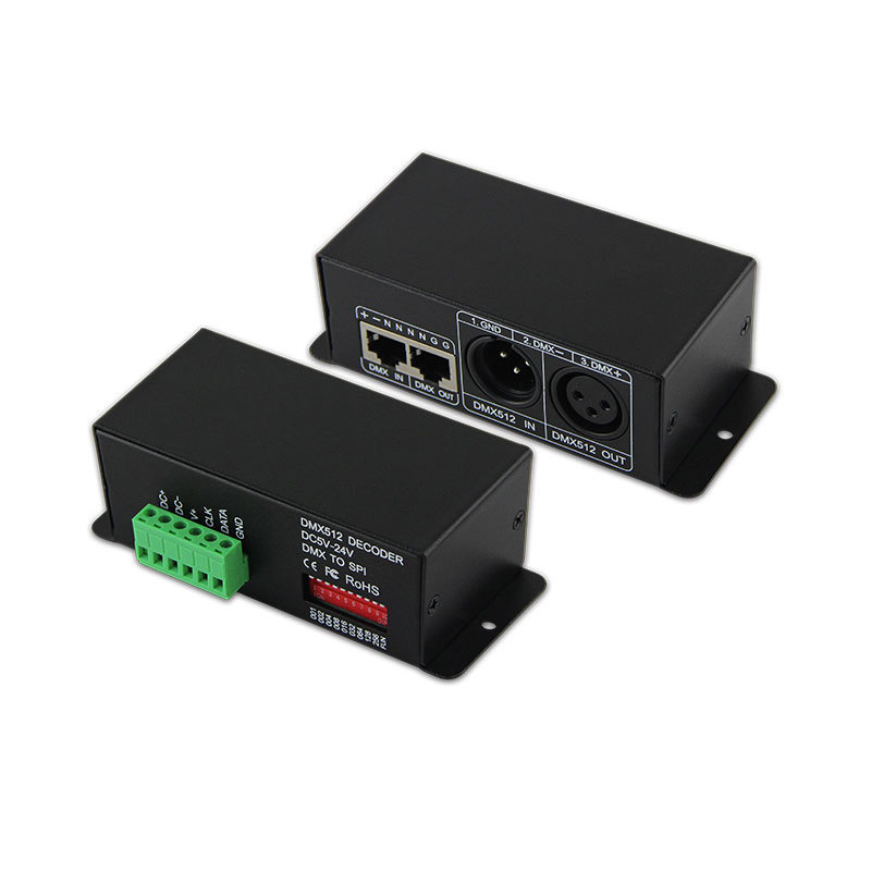 BC-802 DMX512 Decoder TTL Signal Output for LED Pixel Strip Lights DC5-24V Auto Adapt DIP Switch Address Setting,Whymelighting – Pro LED Strips & Diffused Blocks, Factory Direct,BC-802 DMX512 Decoder TTL Signal Output for LED Pixel Strip Lights DC5-24V Auto Adapt DIP Switch Address Setting