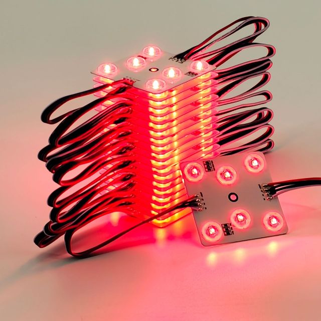 24V 6-LED RGB Full Color Pixel Block Light – Diffuse Reflection Addressable Module for Soft Film Ceiling, Light Box & Ambient Blockchain Lighting,Whymelighting – Pro LED Strips & Diffused Blocks, Factory Direct,24V 6-LED RGB Full Color Pixel Block Light – Diffuse Reflection Addressable Module for Soft Film Ceiling, Light Box & Ambient Blockchain Lighting