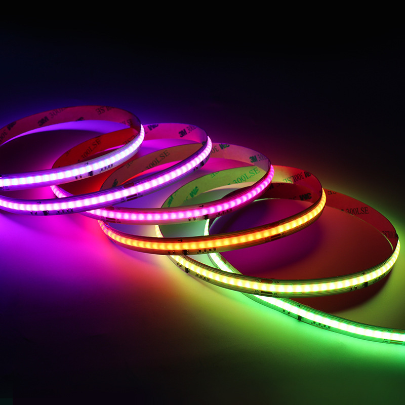 24V 10mm 720 LEDs/m RGBIC COB LED Strip – Dotless Addressable Chase / Flowing / Music-Sync Programmable Flexible Tape Light,Whymelighting – Pro LED Strips & Diffused Blocks, Factory Direct,24V 10mm 720 LEDs/m RGBIC COB LED Strip – Dotless Addressable Chase / Flowing / Music-Sync Programmable Flexible Tape Light