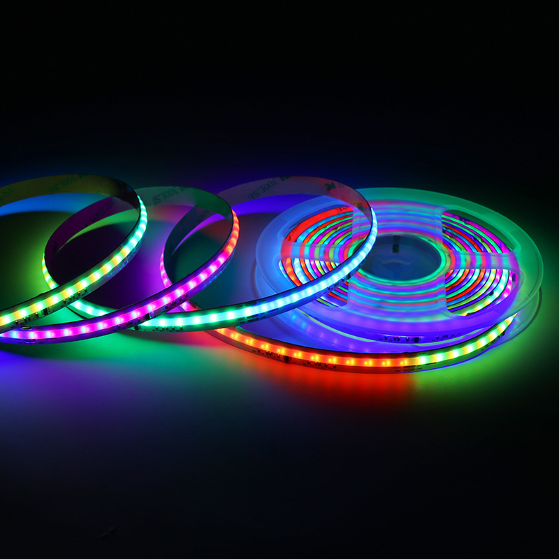 10mm COB RGB Addressable LED Strip 24V 14W/m 420 LEDs/m 1903 IC Programmable Chasing Running-Water Dreamcolor Flexible Tape,Whymelighting – Pro LED Strips & Diffused Blocks, Factory Direct,10mm COB RGB Addressable LED Strip 24V 14W/m 420 LEDs/m 1903 IC Programmable Chasing Running-Water Dreamcolor Flexible Tape