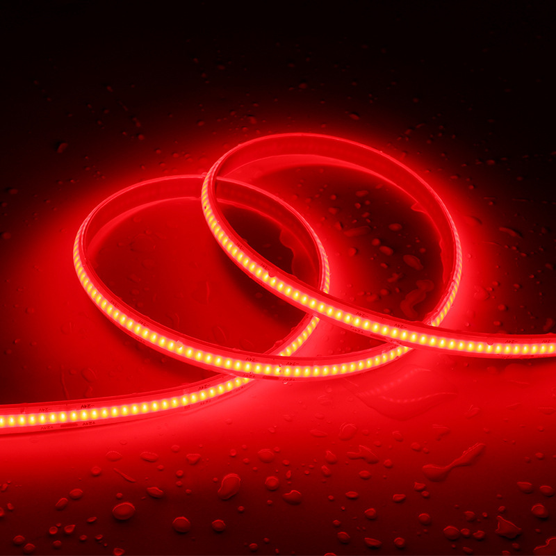 8mm Arc-Profile Solid Silicone COB Red LED Strip IP67 Waterproof 24V 10W/m 320 LEDs/m Outdoor Decorative Linear Light 620-630nm,Whymelighting – Pro LED Strips & Diffused Blocks, Factory Direct,8mm Arc-Profile Solid Silicone COB Red LED Strip IP67 Waterproof 24V 10W/m 320 LEDs/m Outdoor Decorative Linear Light 620-630nm