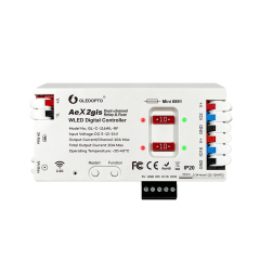 GLEDOPTO AeX2gis GL-C-116WL-RF Dual-Channel WLED Controller, 5V-24V SPI Addressable LED Strip Controller with Relay & Fuse, WiFi & 2.4G RF for WS2812B, SK6812, WS2815, TM1814 Programmable Lights,Whymelighting – Pro LED Strips & Diffused Blocks, Factory Direct,GLEDOPTO AeX2gis GL-C-116WL-RF Dual-Channel WLED Controller, 5V-24V SPI Addressable LED Strip Controller with Relay & Fuse, WiFi & 2.4G RF for WS2812B, SK6812, WS2815, TM1814 Programmable Lights