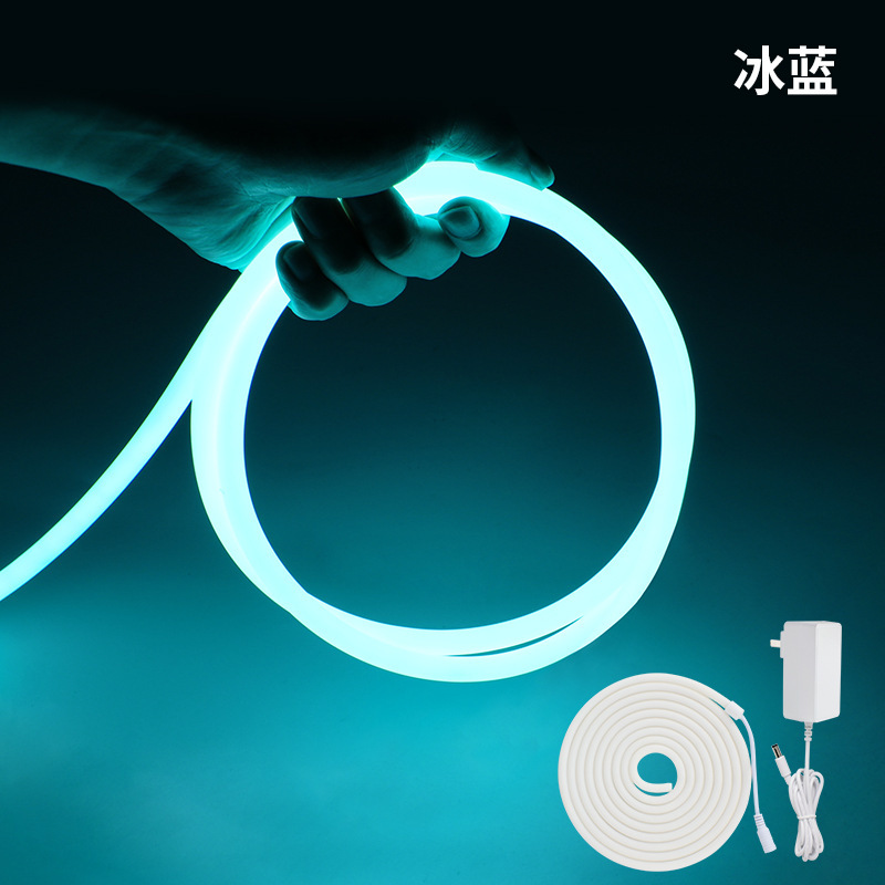 24V 360 8.5mm Degree Round Neon Flex LED Strip Light, 10W/M 320LEDs/M Silicone Diffuser Tube, 3M/9.8FT Flexible Circular LED Rope Light for Signage & Ambiance,Whymelighting – Pro LED Strips & Diffused Blocks, Factory Direct,24V 360 8.5mm Degree Round Neon Flex LED Strip Light, 10W/M 320LEDs/M Silicone Diffuser Tube, 3M/9.8FT Flexible Circular LED Rope Light for Signage & Ambiance