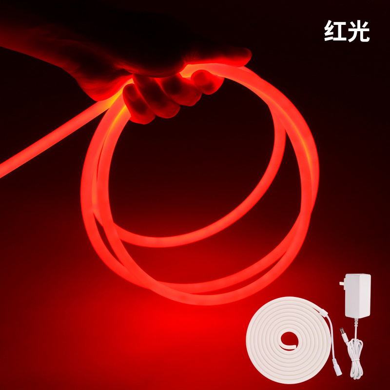 24V 360 8.5mm Degree Round Neon Flex LED Strip Light, 10W/M 320LEDs/M Silicone Diffuser Tube, 3M/9.8FT Flexible Circular LED Rope Light for Signage & Ambiance,Whymelighting – Pro LED Strips & Diffused Blocks, Factory Direct,24V 360 8.5mm Degree Round Neon Flex LED Strip Light, 10W/M 320LEDs/M Silicone Diffuser Tube, 3M/9.8FT Flexible Circular LED Rope Light for Signage & Ambiance