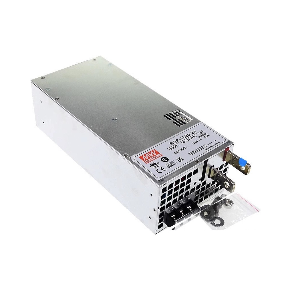 Mean Well RSP-1500-24 1512W 24V 63A Enclosed AC/DC Power Supply with Active PFC, Programmable Output, Remote ON/OFF, Remote Sense, Power OK, Active Current Sharing up to 6000W,Whymelighting – Pro LED Strips & Diffused Blocks, Factory Direct,Mean Well RSP-1500-24 1512W 24V 63A Enclosed AC/DC Power Supply with Active PFC, Programmable Output, Remote ON/OFF, Remote Sense, Power OK, Active Current Sharing up to 6000W