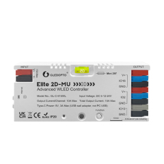 GLEDOPTO GL-C-615WL Elite 2D-MU Advanced WLED Controller, ESP32 Dual-Output Addressable LED Controller, WiFi Only, DC5–24V 15A Relay + 20A Fuse + Mic, for WS2812B SK6812 WS2815 TM1814 SPI Pixel LED Strip,Whymelighting – Pro LED Strips & Diffused Blocks, Factory Direct,GLEDOPTO GL-C-615WL Elite 2D-MU Advanced WLED Controller, ESP32 Dual-Output Addressable LED Controller, WiFi Only, DC5–24V 15A Relay + 20A Fuse + Mic, for WS2812B SK6812 WS2815 TM1814 SPI Pixel LED Strip