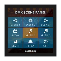 4" PoE Smart Scene Panel, UDP/OSC, DMX Control, 86/Gang Box,Whymelighting – Pro LED Strips & Diffused Blocks, Factory Direct,4" PoE Smart Scene Panel, UDP/OSC, DMX Control, 86/Gang Box
