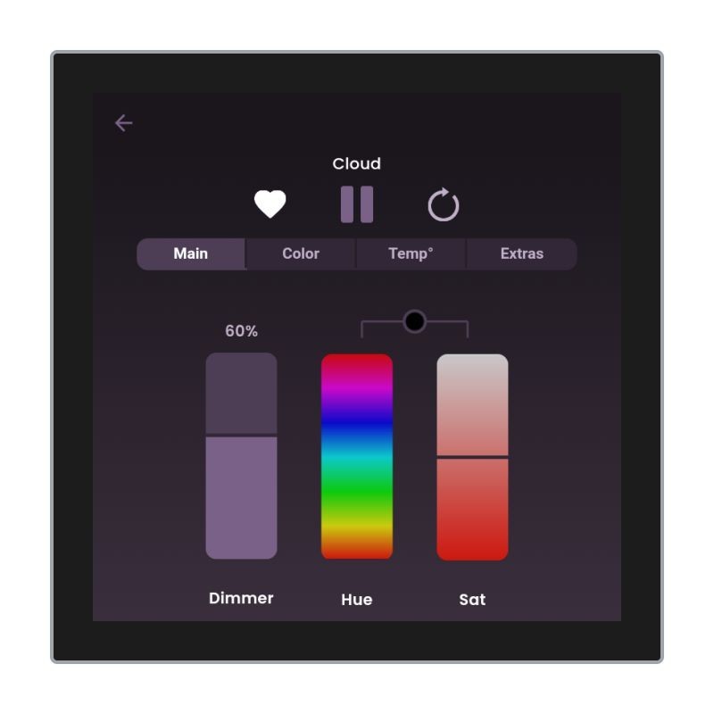 4" PoE Smart Scene Panel, UDP/OSC, DMX Control, 86/Gang Box,Whymelighting – Pro LED Strips & Diffused Blocks, Factory Direct,4" PoE Smart Scene Panel, UDP/OSC, DMX Control, 86/Gang Box